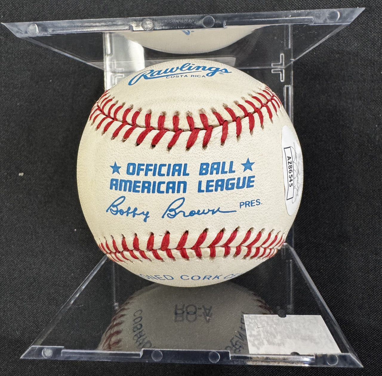 Whitey Ford Signed Autographed Rawlings OAL Baseball JSA *6545
