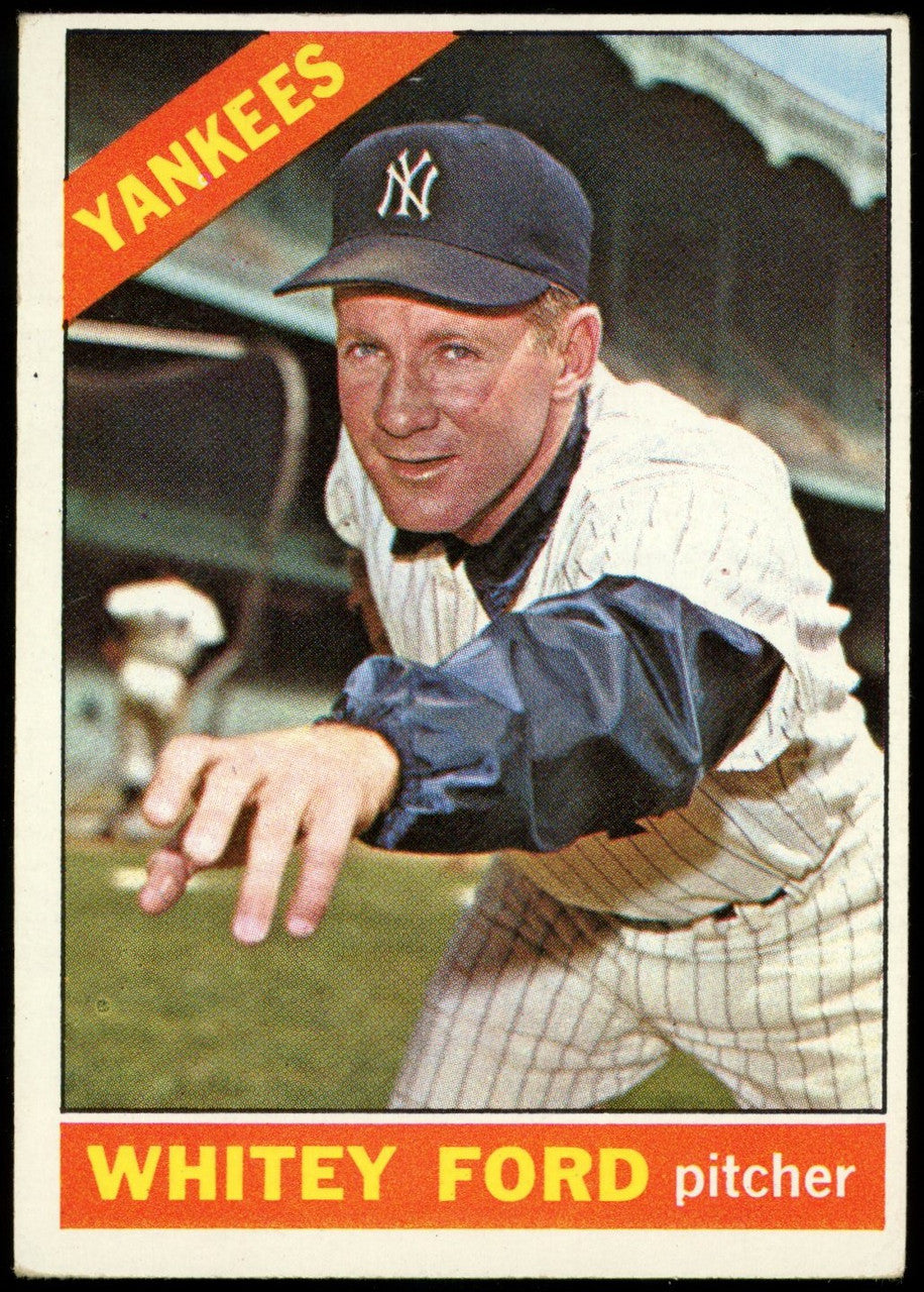 1966 Topps Whitey Ford #160 VG/EX