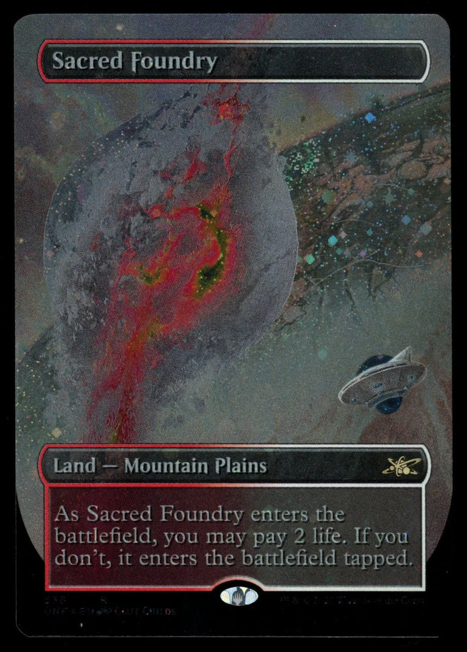 Magic Sacred Foundry Borderless Galaxy Foil Unfinity #536