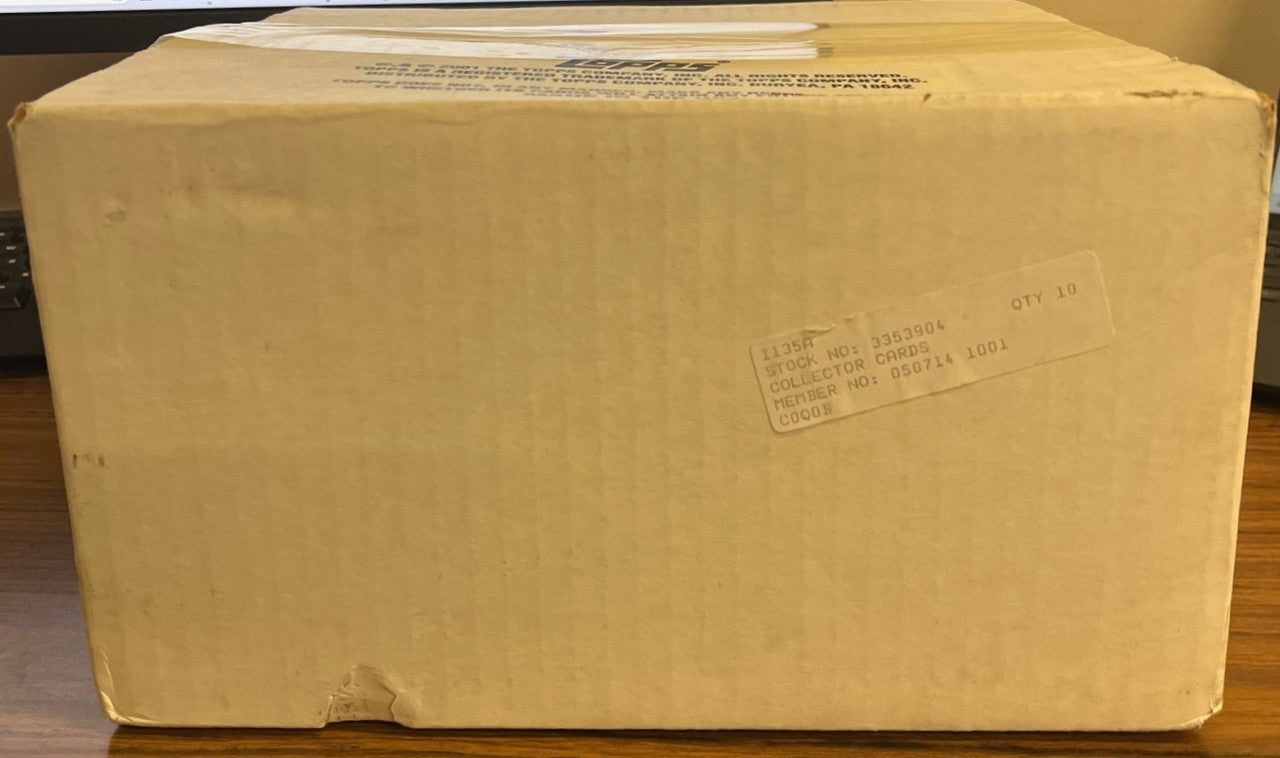 2001 Topps Enduring Freedom Trading Cards 12 Wax Box Case Sealed