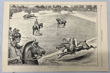 June 9 1883 Harper's Weekly Woodcut Baseball of the Future