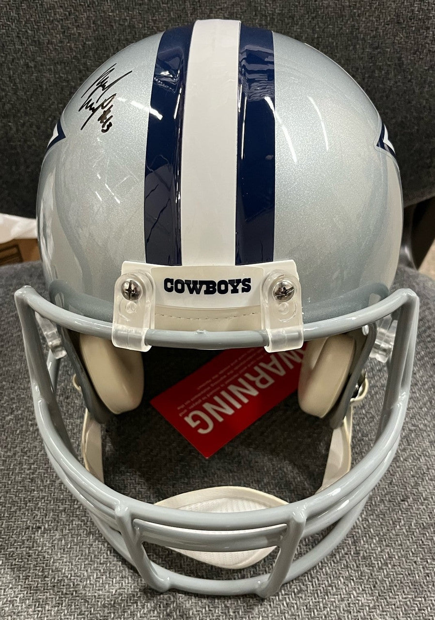 Michael Gallup Dallas Cowboys Signed Authentic Full Size Helmet Tristar