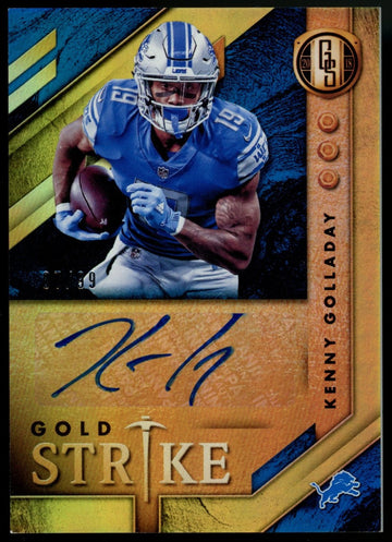 2018 Gold Standard Kenny Golladay Gold Strike Auto /99
