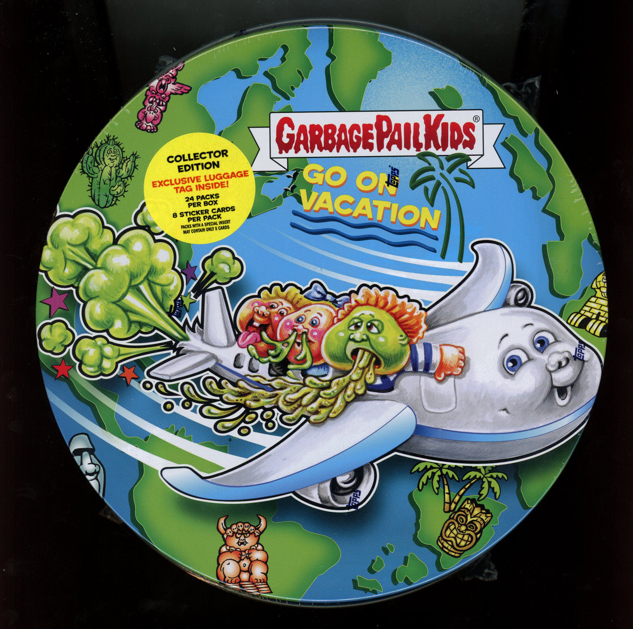 2023 Topps Garbage Pail Kids Go On Vacation Collector Edition Tin