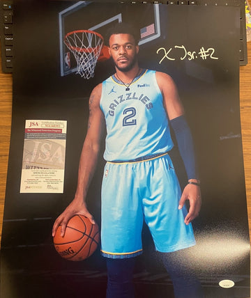 Xavier Tillman Signed Photo 16x20 Memphis Grizzlies Standing JSA Witnessed