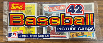 1985 Topps Baseball Grocery Rack Pack Sealed 42 Cards