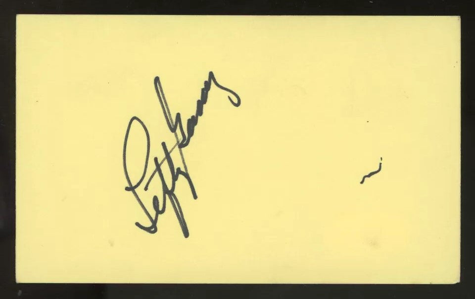 Lefty Gomez Signed Autographed Index Card JSA