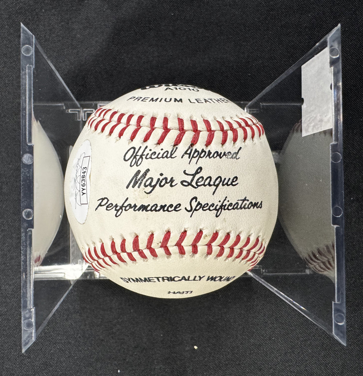 Hank Aaron Signed Autographed Wilson Baseball JSA *3843
