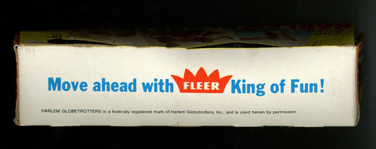 1971 Fleer Harlem Globetrotters Empty Display Box
