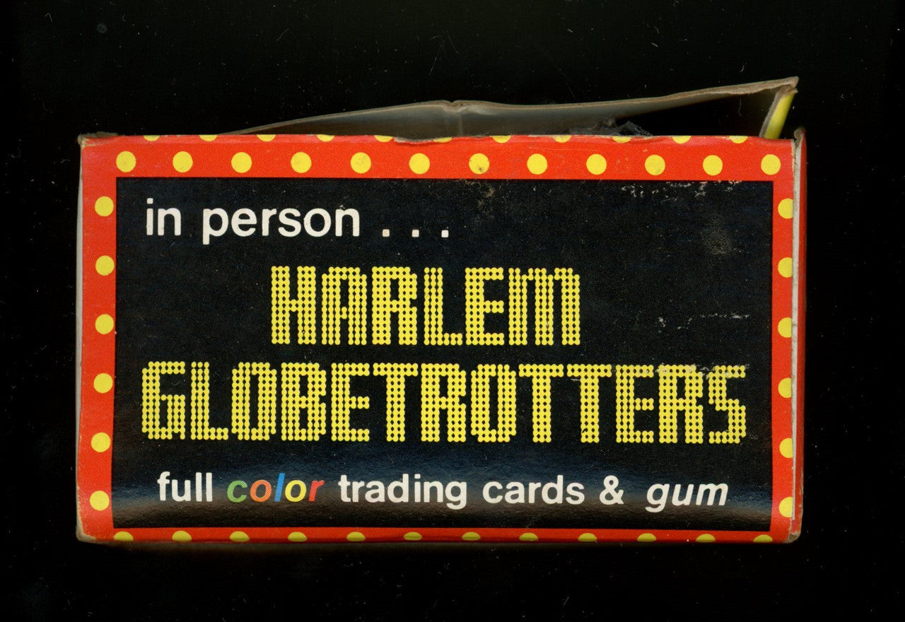 1971 Fleer Harlem Globetrotters Empty Display Box