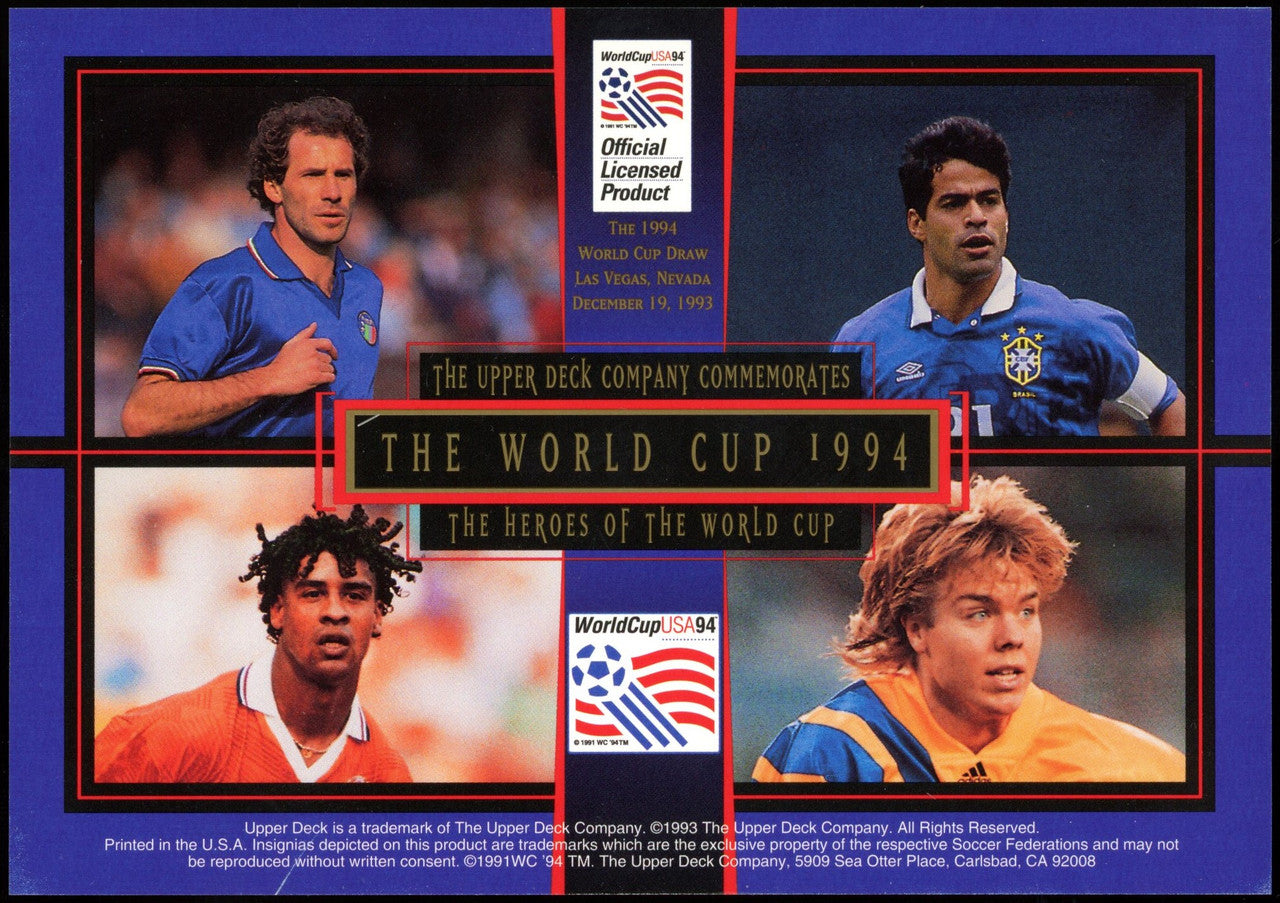 1993 Upper Deck World Cup Limited Edition Heroes of the World Cup /5000