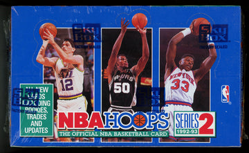 1992-93 NBA Hoops Series 2 Basketball Box Factory Sealed