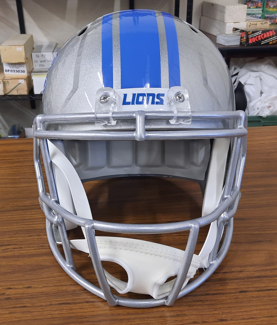 Aidan Hutchinson Signed Autographed Helmet Replica Lions Beckett Witnessed