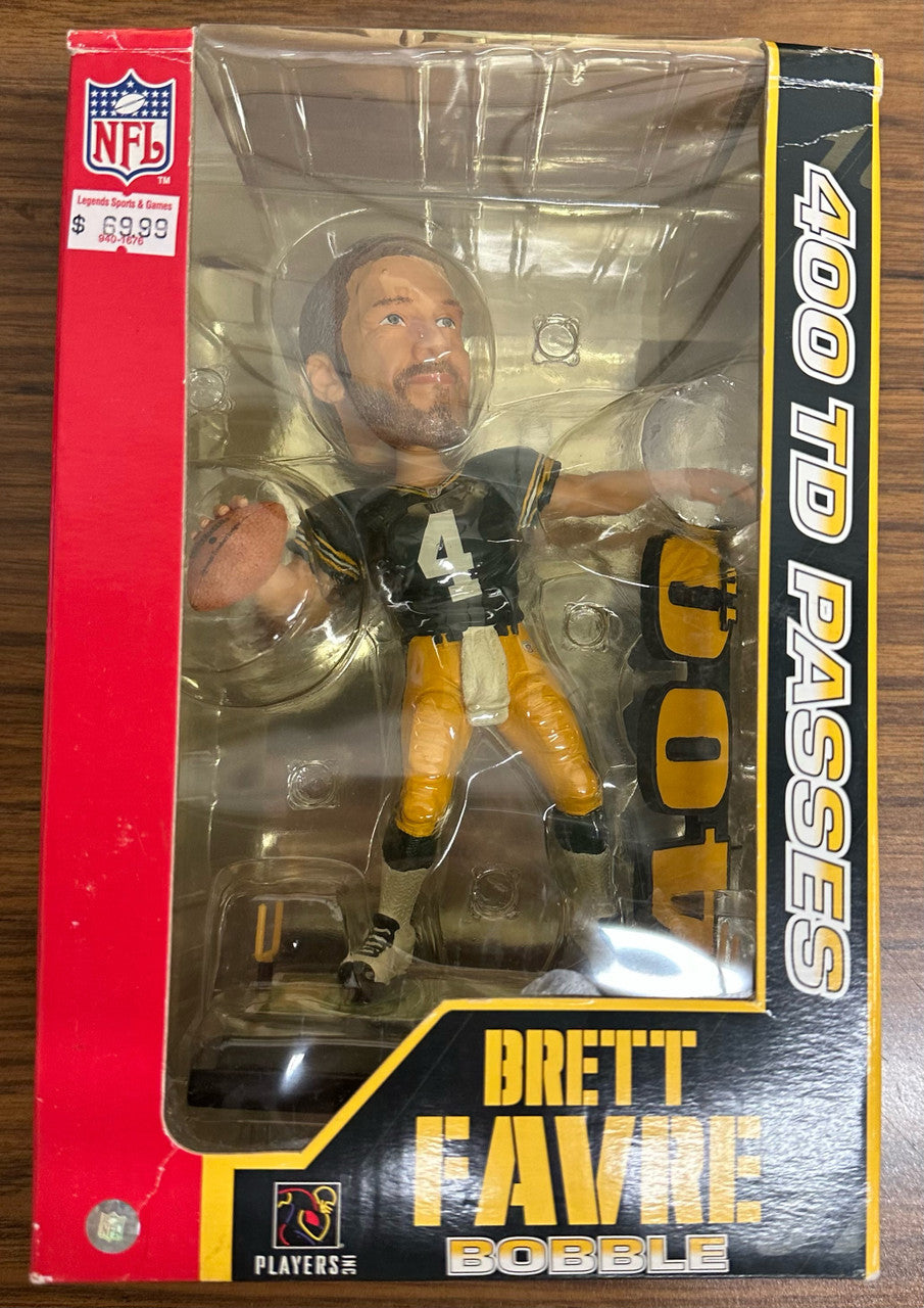 Forever Collectibles Limited Edition Brett Favre 400 TD Passes Bobblehead /1008