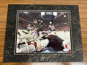 Brett Hull Signed Autographed 8x10 Photo w/Mat JSA AK60668