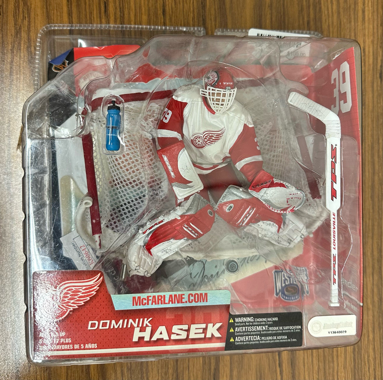 Dominik Hasek Signed Autographed McFarlane Action Figure JSA AK60642