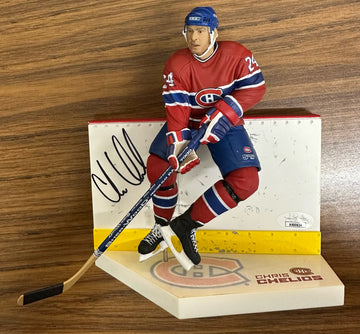 Chris Chelios Signed Autographed McFarlane Figure JSA AK60634