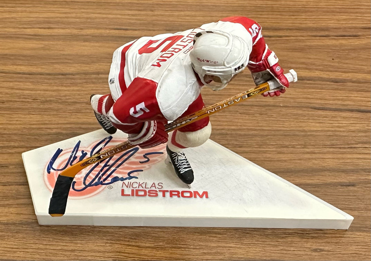 Nick Lidstrom Signed Autographed McFarlane Figure JSA AK60541