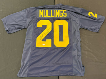 Kalel Mullings Signed Autographed Custom Michigan Jersey JSA
