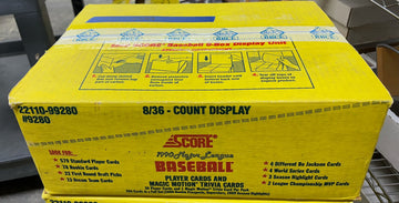 1990 Score Baseball Case (8 Boxes BBCE Wrapped Sealed FASC)