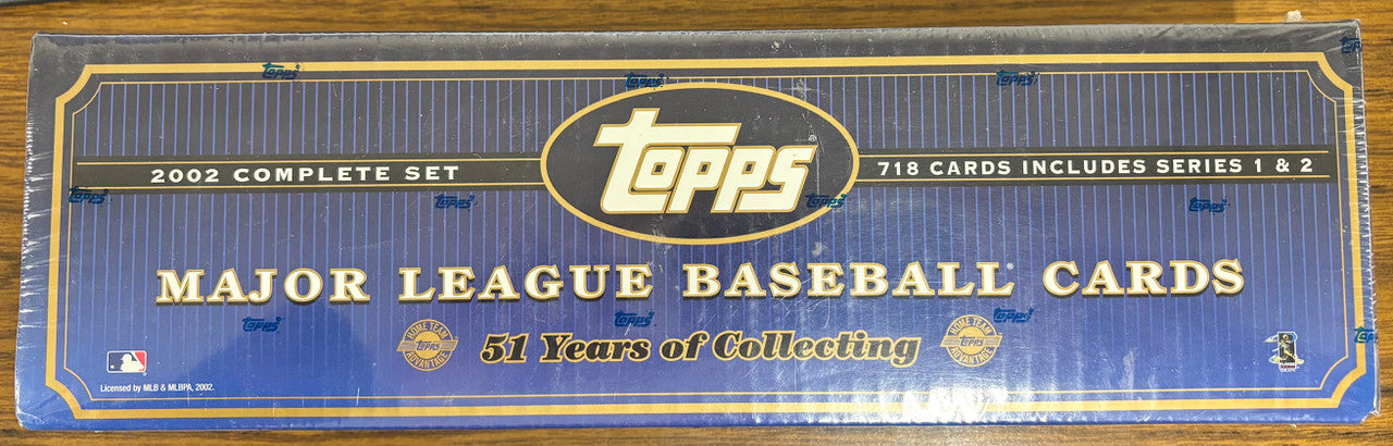 2002 Topps Baseball Complete Factory Set Sealed