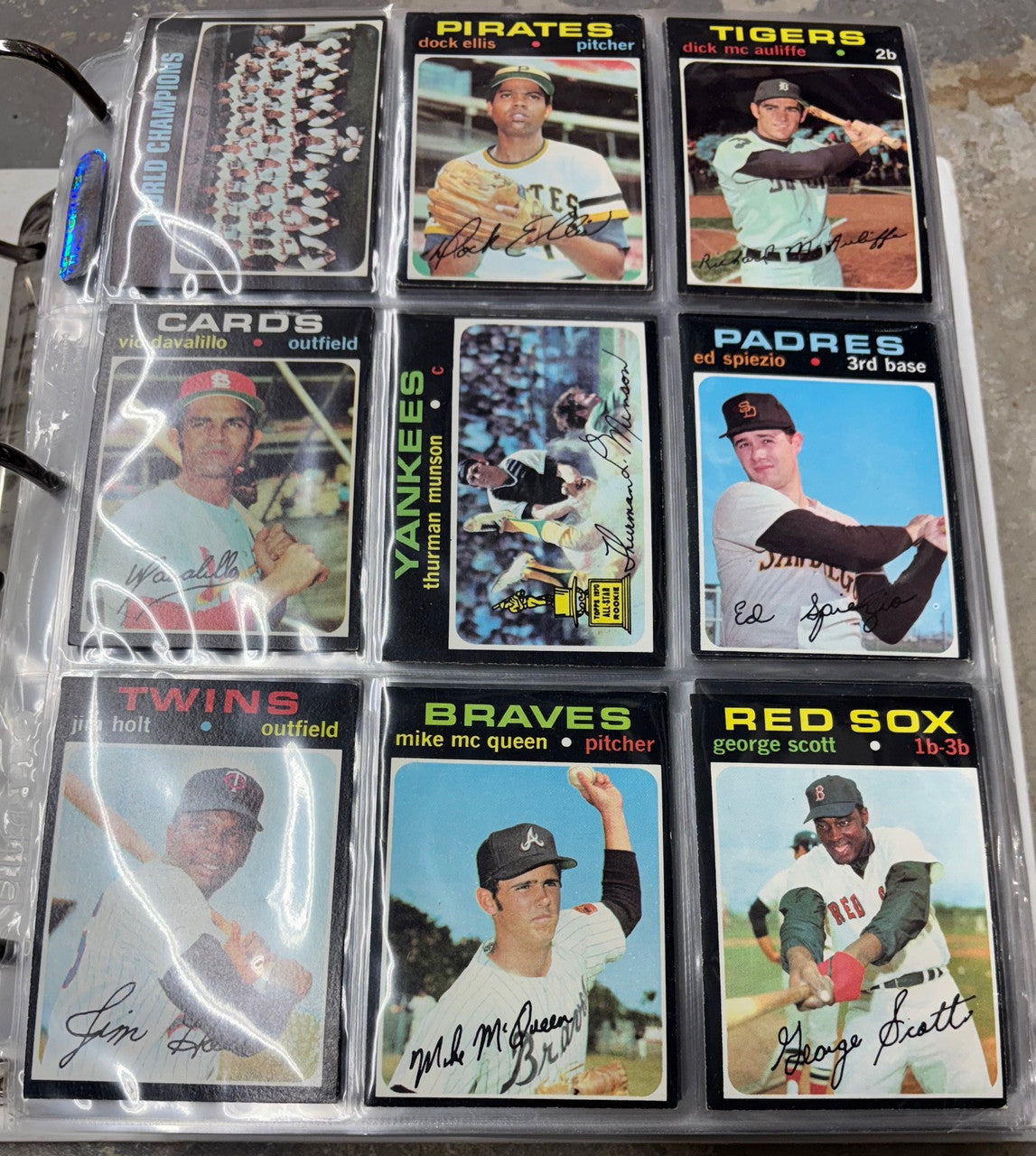 1971 Topps Baseball Complete Set (752) EX-EX/MT Overall