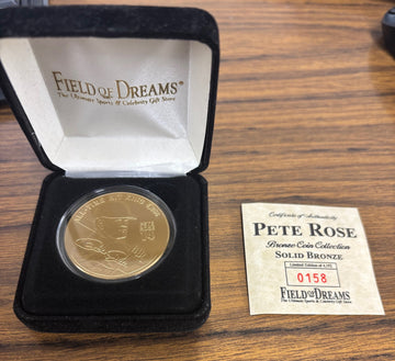 Field of Dreams Pete Rose Bronze Coin Hit King 4256