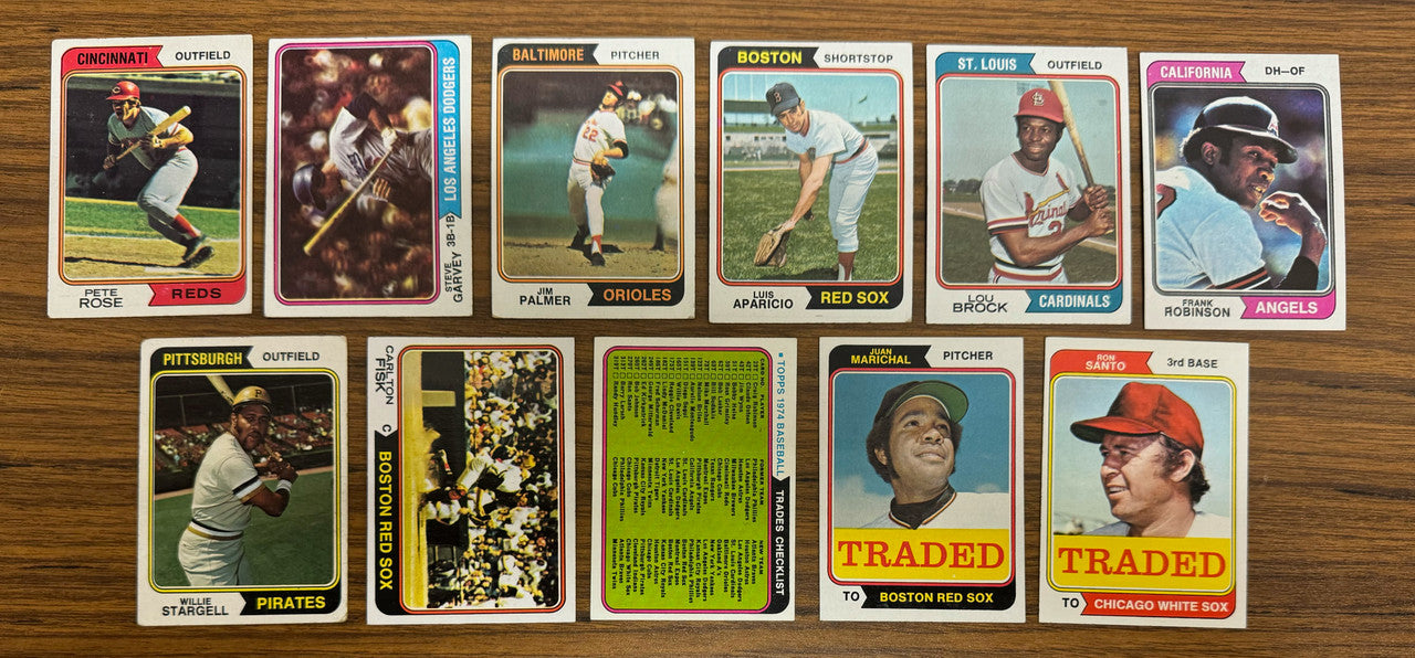 1974 Topps Baseball Near Complete Set 659/660 VG/EX-EX w/ Team CLs + Traded