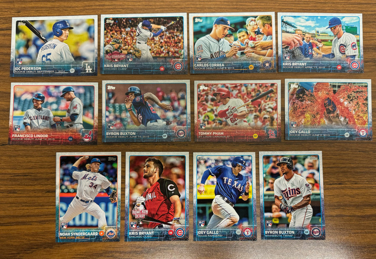 2015 Topps Update Baseball Complete Set (400) NM-MT