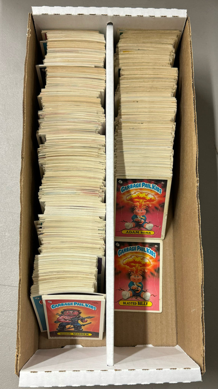 1980's Garbage Pail Kids Lot of 1000+ Cards Posters Case Postcards Empty Boxes