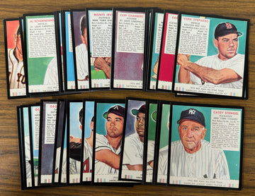 1952 Red Man Tobacco Baseball Complete Reprint Set (52)