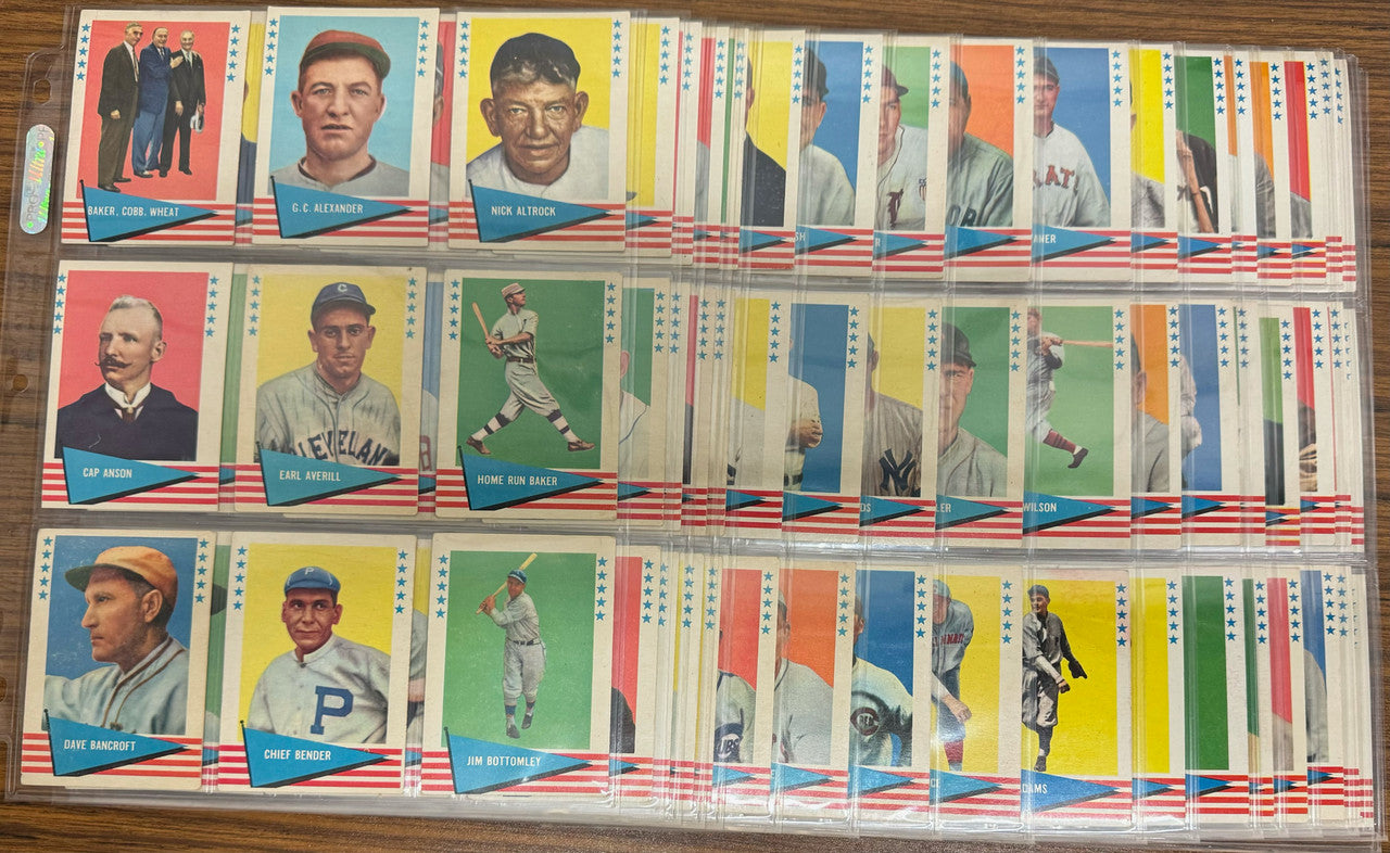 1961 Fleer Baseball Greats Complete Set (154) EX-NM W/ Wrapper
