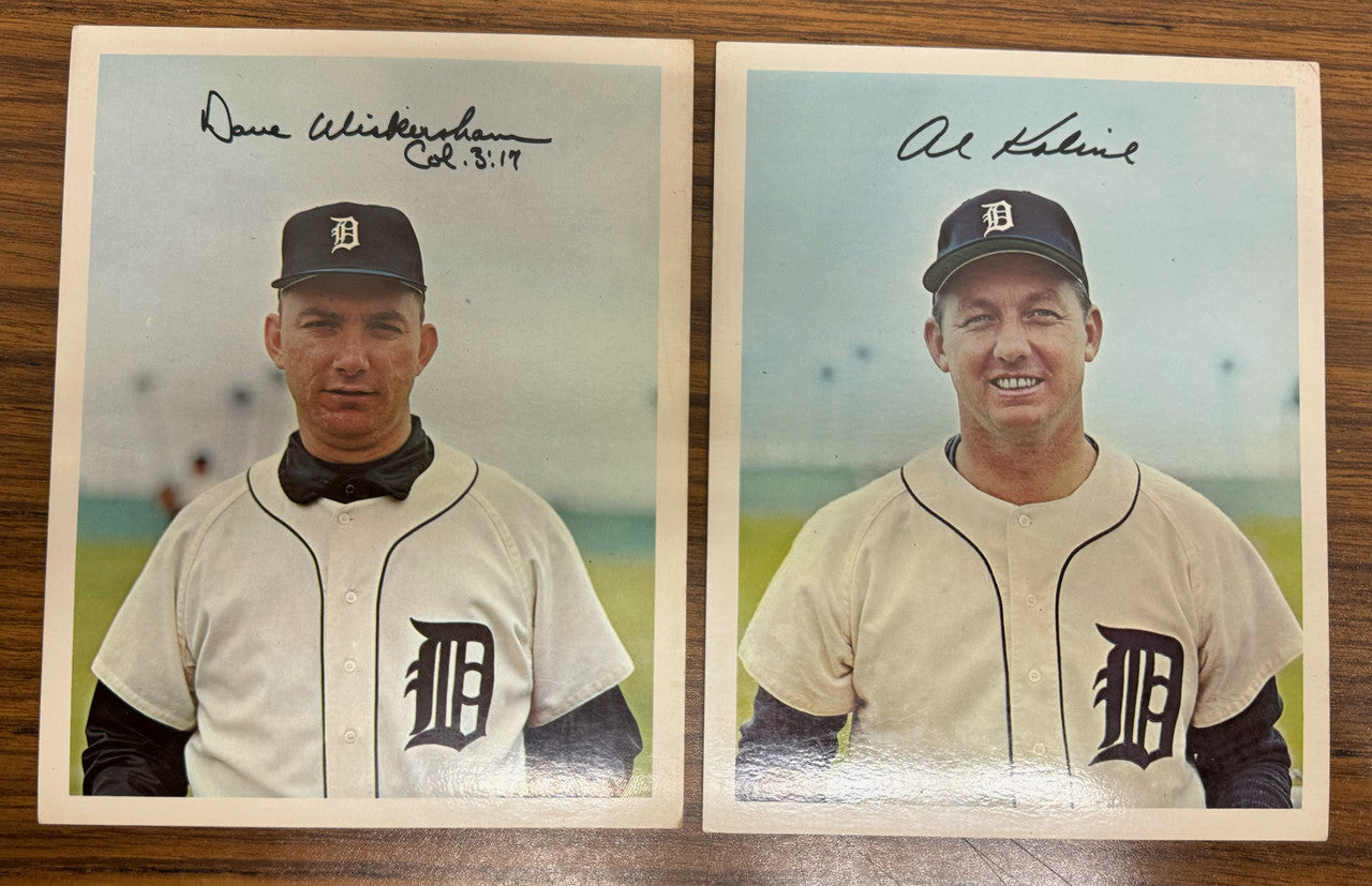 1967 Dexter Press Detroit Tigers Complete Team Set (12) w/ Kaline VG/EX-EX