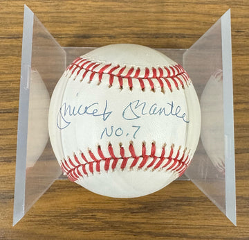 Mickey Mantle Signed Autographed Inscribed Rawlings OAL Baseball JSA