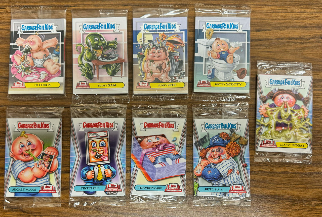 2023 Topps Trading Card Day Garbage Pail Kids Lot of 9 Sealed Packs