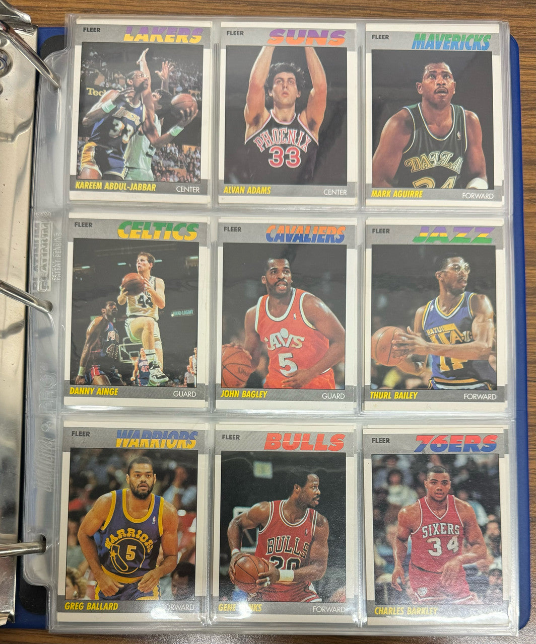 1987-88 Fleer Basketball Complete Set (132) NM Overall