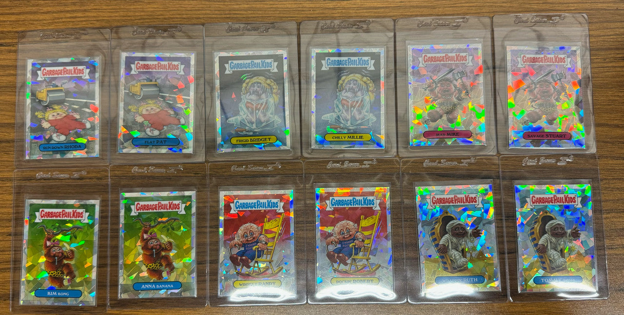 2013 Topps Garbage Pail Kids Chrome Series 1 Atomic Refractor Complete Set (110)
