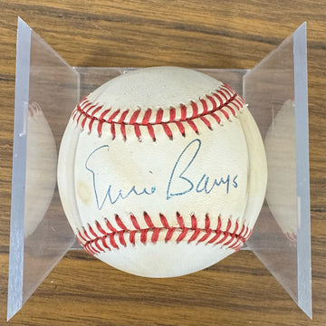 Ernie Banks Signed Autographed Rawlings ONL Baseball JSA