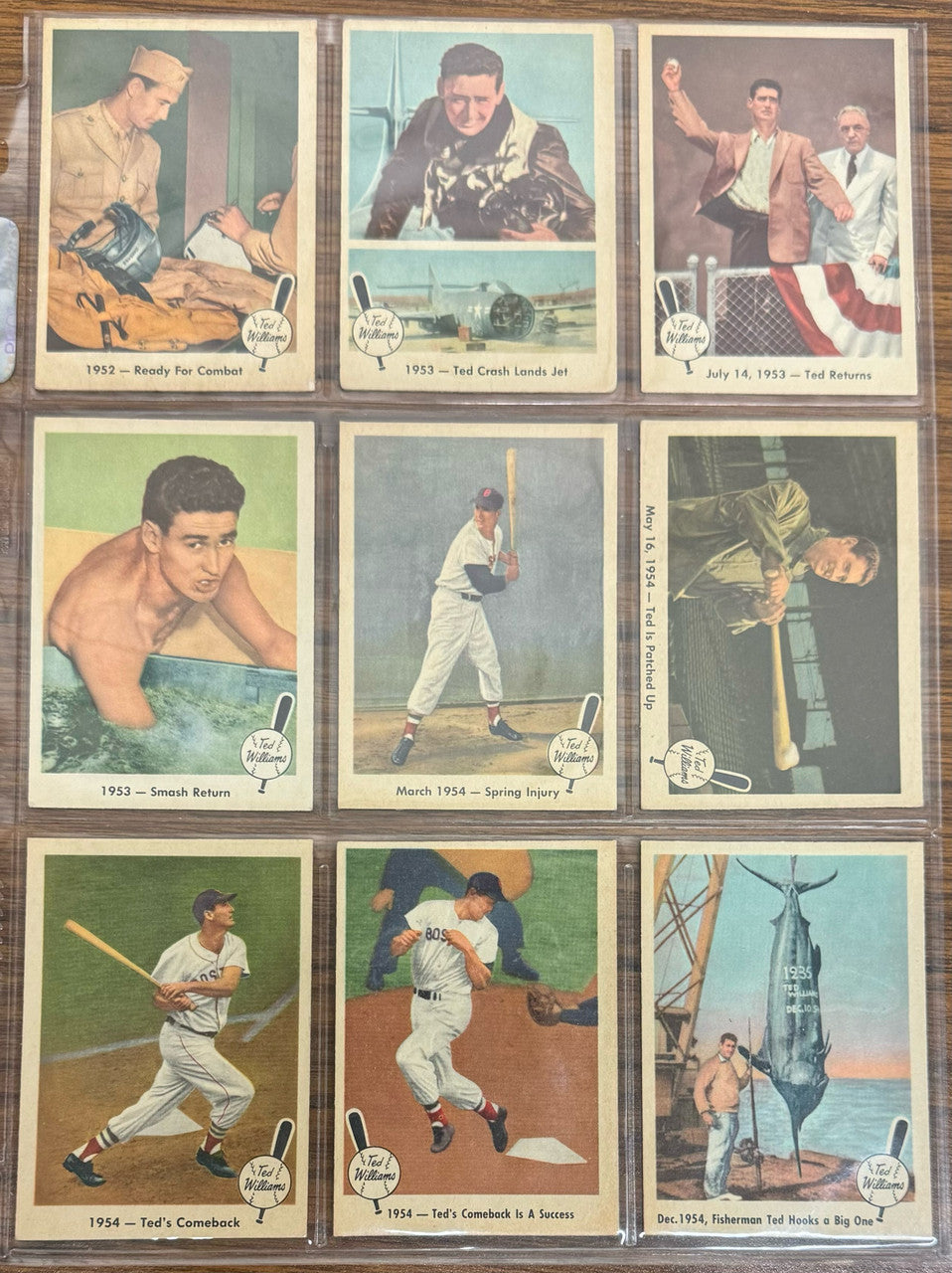 1959 Fleer Ted Williams Baseball Near Complete Set (78/80) EX-EX+