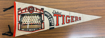 1968 Detroit Tigers World Series Team Photo Pennant