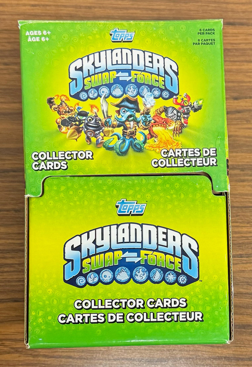 2013 Topps Skylanders Swap Force Collector Cards Gravity Feed Box w/ 17 Packs