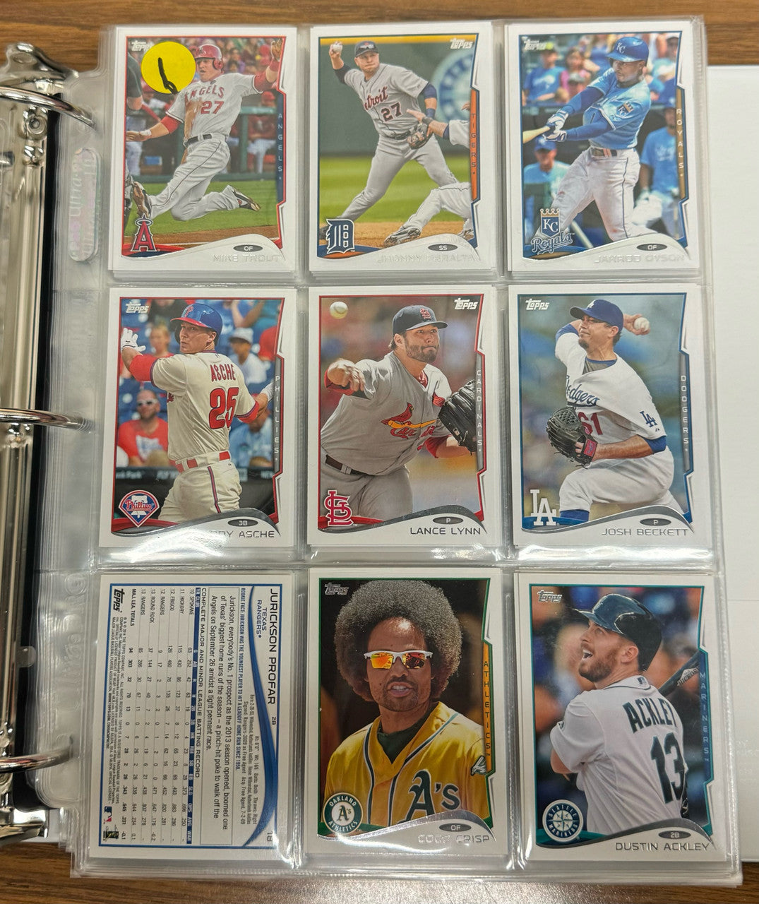 2014 Topps Baseball Complete Set 1-661 Mint in Binder