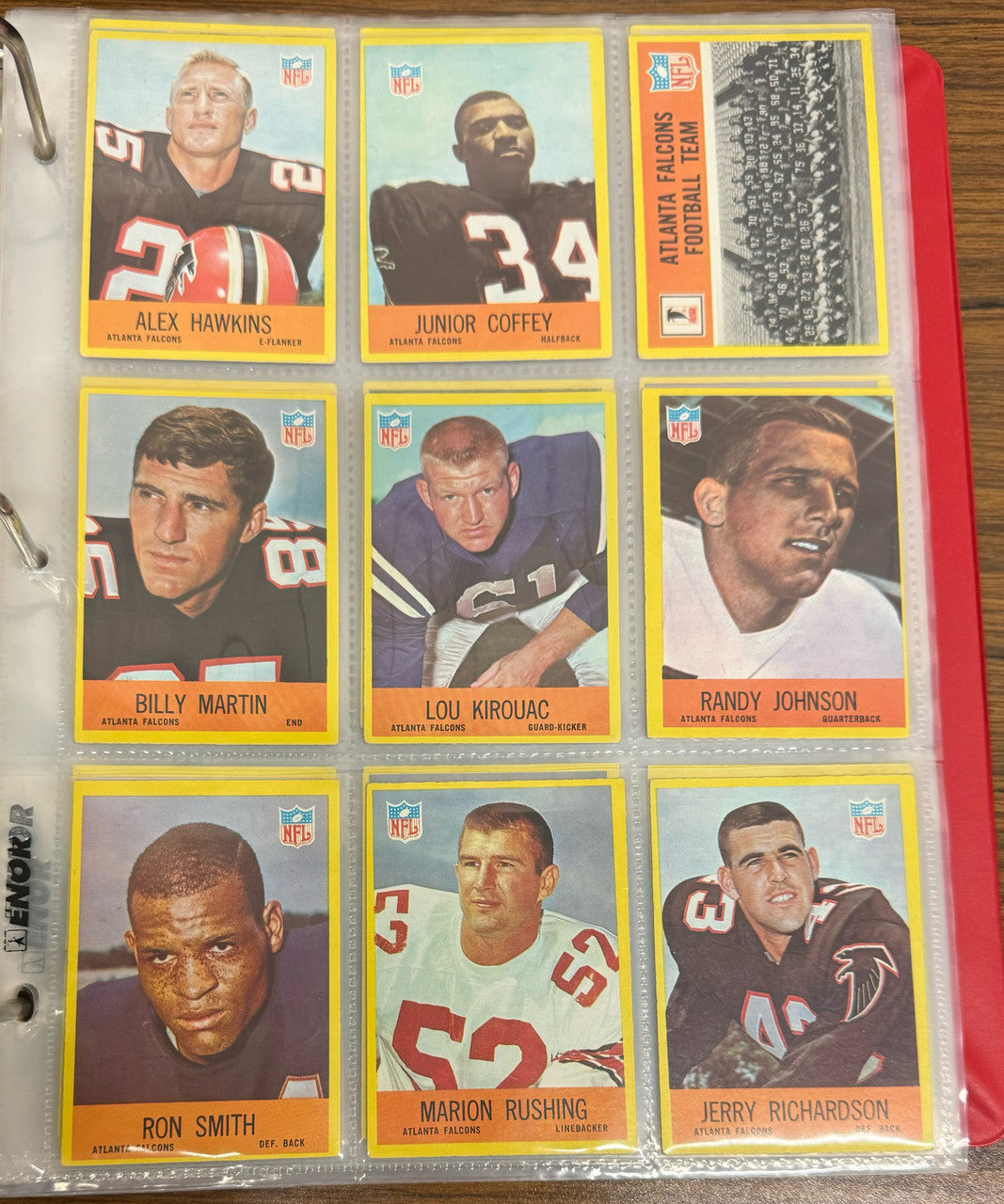 1967 Philadelphia Football Complete Set (198) Overall VG/EX