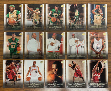 2003 Upper Deck LeBron James 32-Card Complete RC Box Set Opened "A"