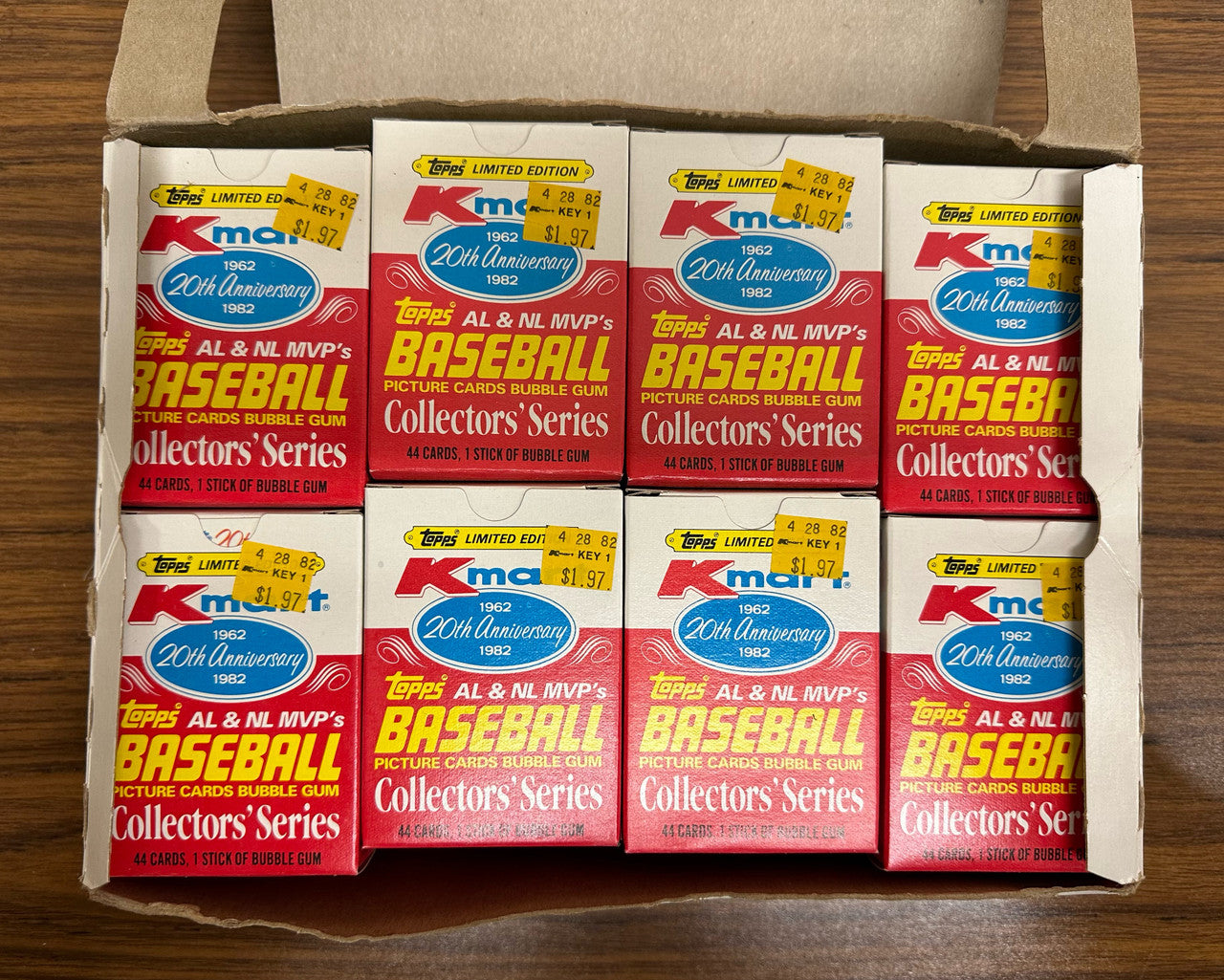 1982 Topps Baseball Cards Kmart 20th Anniversary Box Set - 24 Sets