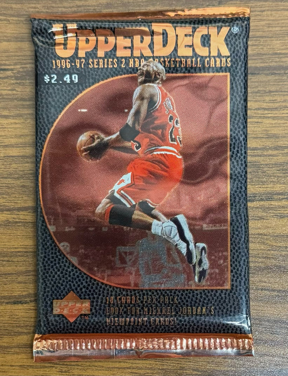 1996/97 Upper Deck Series 2 Basketball Sealed Wax Pack
