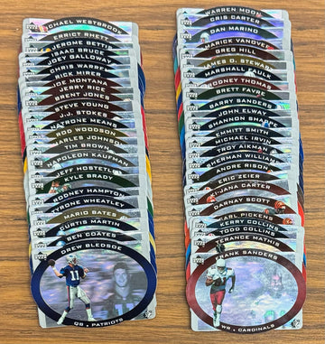 1996 Upper Deck SPX Football Compete Set 50 Cards