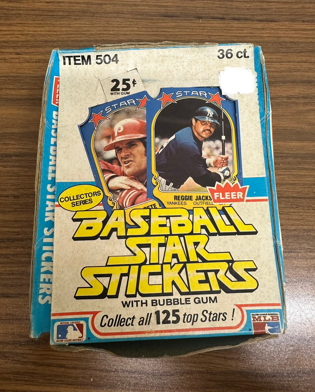 1981 Fleer Baseball  Star Stickers Wax Box (36 Packs)