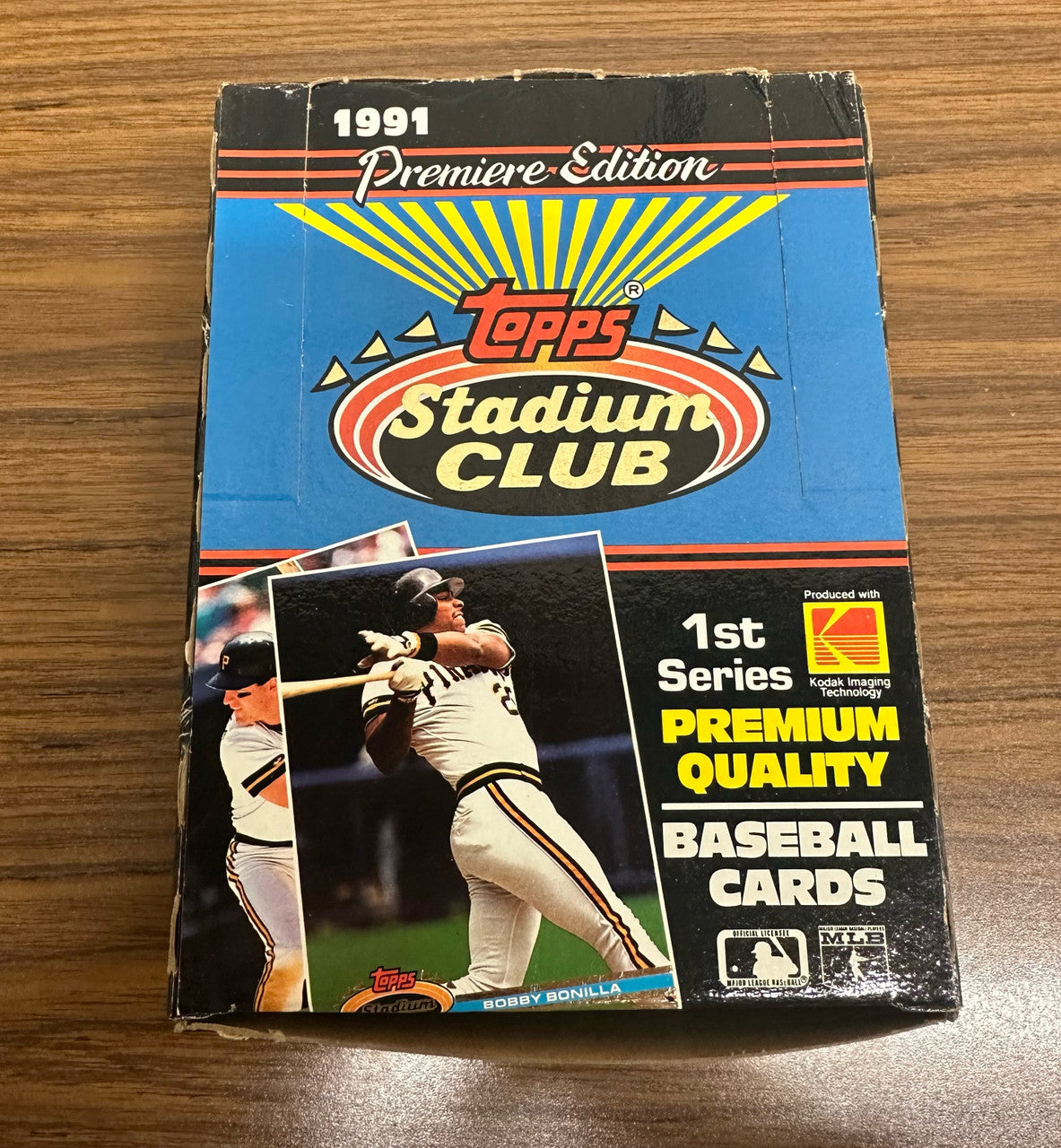 1991 Topps Stadium Club Series 1 Baseball Wax Box 36 Factory Sealed Packs