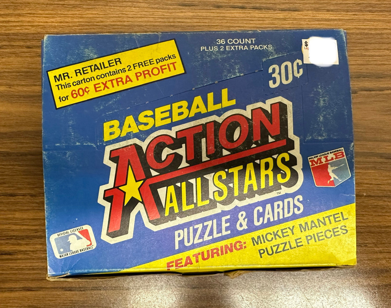 1983 Donruss Baseball Action All Stars Box (38 Packs)